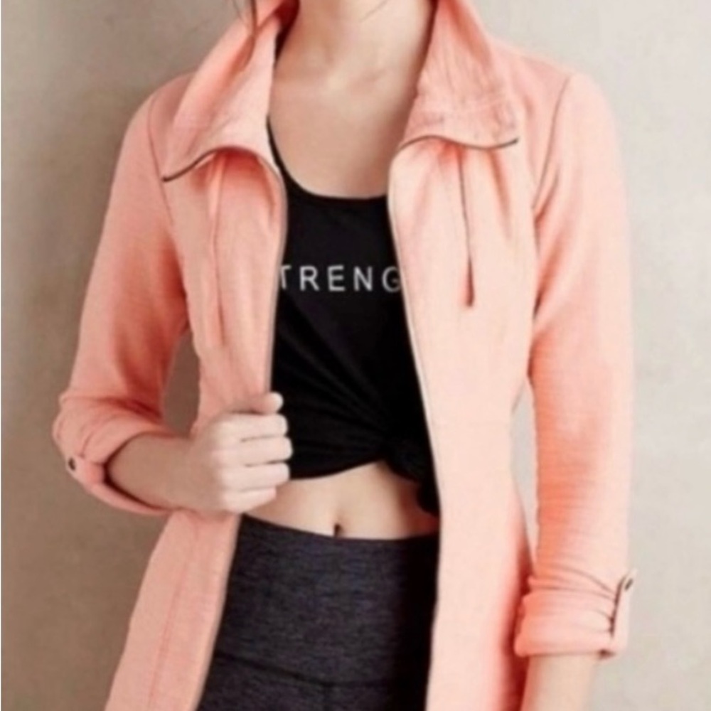 Anthropologie Peach Jacket